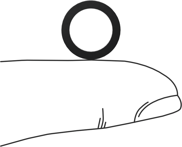 Kimyasala Dayanıklı Viton® Floroelastomer O-Ring, Kare Profilli, 1/16 Kesirli Genişlik, Dash No. 012