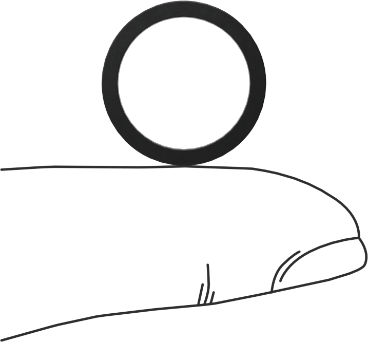 Kimyasala Dayanıklı Viton® Floroelastomer O-Ring, Kare Profilli, 1/16 Kesirli Genişlik, Dash No. 015