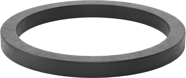 Kimyasala Dayanıklı Viton® Floroelastomer O-Ring, Kare Profilli, 1/16 Kesirli Genişlik, Dash No. 017