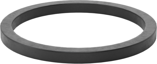 Kimyasala Dayanıklı Viton® Floroelastomer O-Ring, Kare Profilli, 1/16 Kesirli Genişlik, Dash No. 019