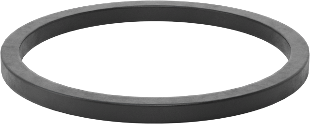 Kimyasala Dayanıklı Viton® Floroelastomer O-Ring, Kare Profilli, 1/16 Kesirli Genişlik, Dash No. 022