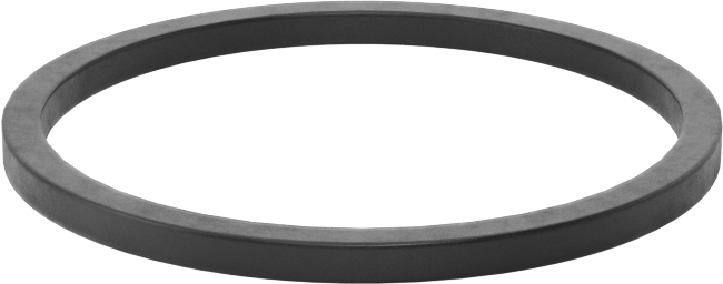 Kimyasala Dayanıklı Viton® Floroelastomer O-Ring, Kare Profilli, 1/16 Kesirli Genişlik, Dash No. 024