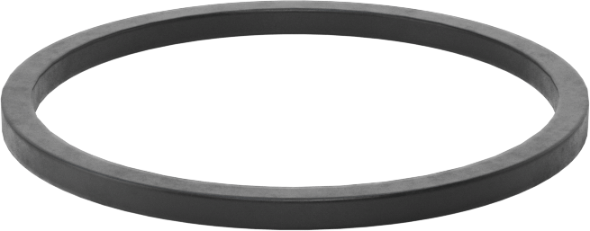 Kimyasala Dayanıklı Viton® Floroelastomer O-Ring, Kare Profilli, 1/16 Kesirli Genişlik, Dash No. 025