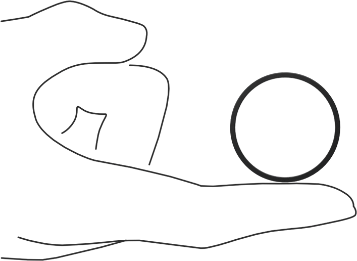 Kimyasala Dayanıklı Viton® Floroelastomer O-Ring, Kare Profilli, 1/16 Kesirli Genişlik, Dash No. 027