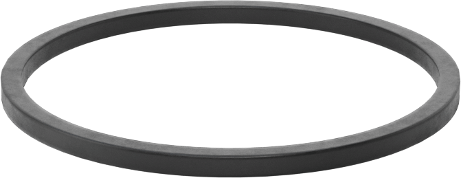 Kimyasala Dayanıklı Viton® Floroelastomer O-Ring, Kare Profilli, 1/16 Kesirli Genişlik, Dash No. 028