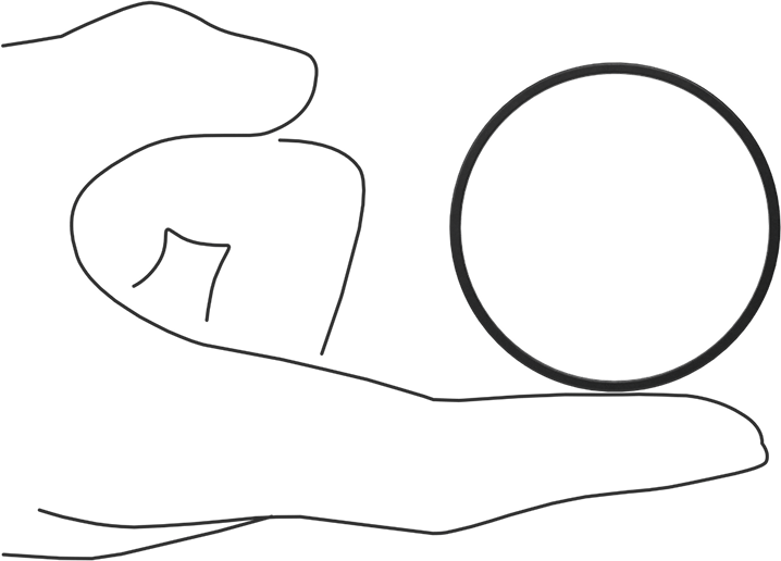 Kimyasala Dayanıklı Viton® Floroelastomer O-Ring, Kare Profilli, 1/16 Kesirli Genişlik, Dash No. 032