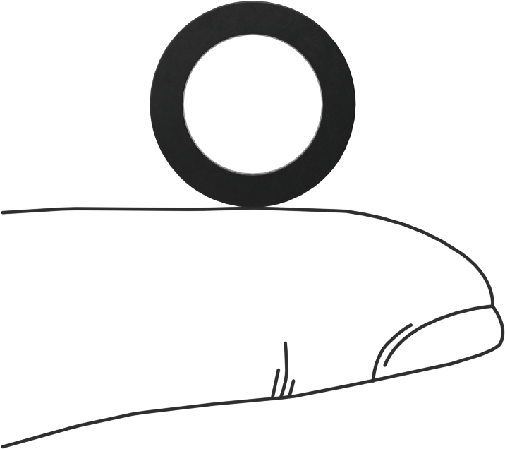 Kimyasala Dayanıklı Viton® Floroelastomer O-Ring, Kare Profilli, 3/32 Kesirli Genişlik, Dash No. 111