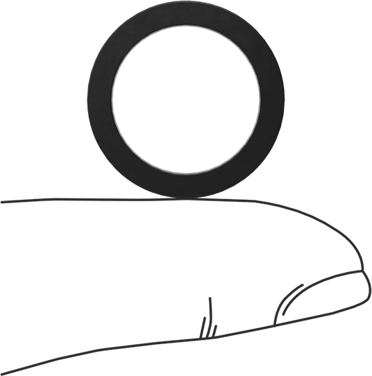 Kimyasala Dayanıklı Viton® Floroelastomer O-Ring, Kare Profilli, 3/32 Kesirli Genişlik, Dash No. 114