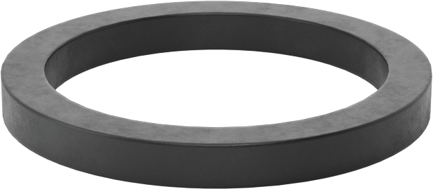 Kimyasala Dayanıklı Viton® Floroelastomer O-Ring, Kare Profilli, 3/32 Kesirli Genişlik, Dash No. 117