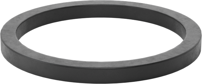 Kimyasala Dayanıklı Viton® Floroelastomer O-Ring, Kare Profilli, 3/32 Kesirli Genişlik, Dash No. 122