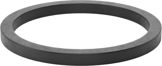 Kimyasala Dayanıklı Viton® Floroelastomer O-Ring, Kare Profilli, 3/32 Kesirli Genişlik, Dash No. 123