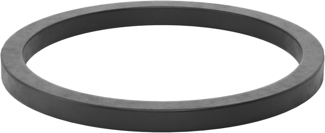 Kimyasala Dayanıklı Viton® Floroelastomer O-Ring, Kare Profilli, 3/32 Kesirli Genişlik, Dash No. 125