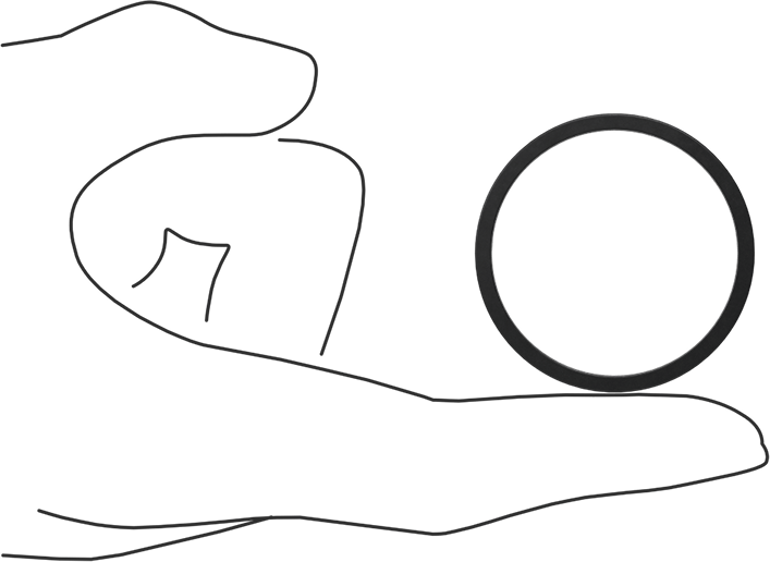 Kimyasala Dayanıklı Viton® Floroelastomer O-Ring, Kare Profilli, 3/32 Kesirli Genişlik, Dash No. 128