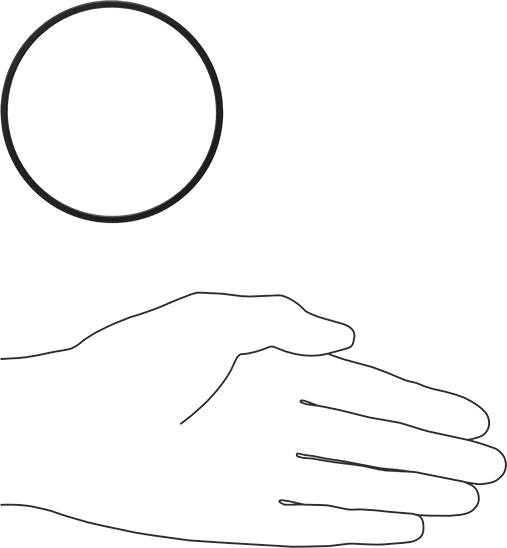 Kimyasala Dayanıklı Viton® Floroelastomer O-Ring, Kare Profilli, 3/32 Kesirli Genişlik, Dash No. 151