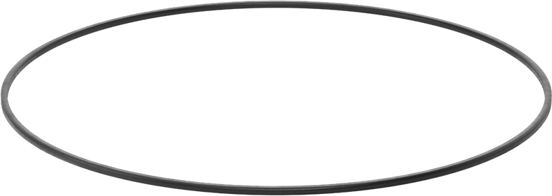 Kimyasala Dayanıklı Viton® Floroelastomer O-Ring, Kare Profilli, 3/32 Kesirli Genişlik, Dash No. 173