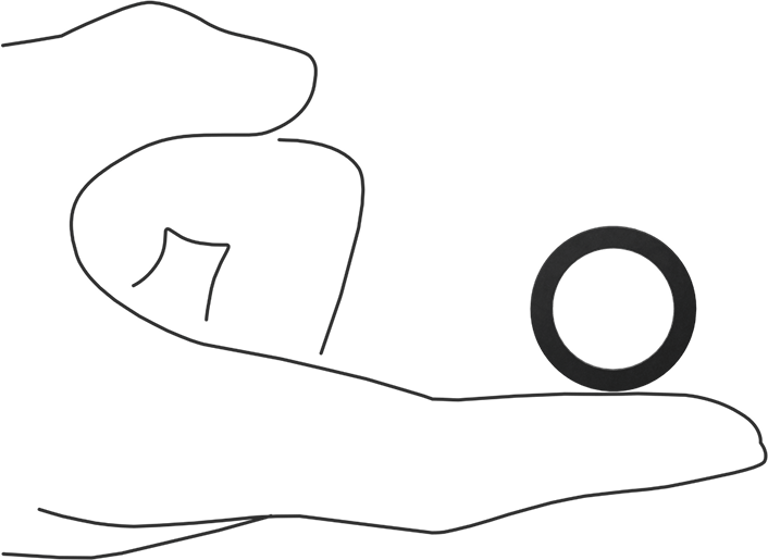 Kimyasala Dayanıklı Viton® Floroelastomer O-Ring, Kare Profilli, 1/8 Kesirli Genişlik, Dash No. 210