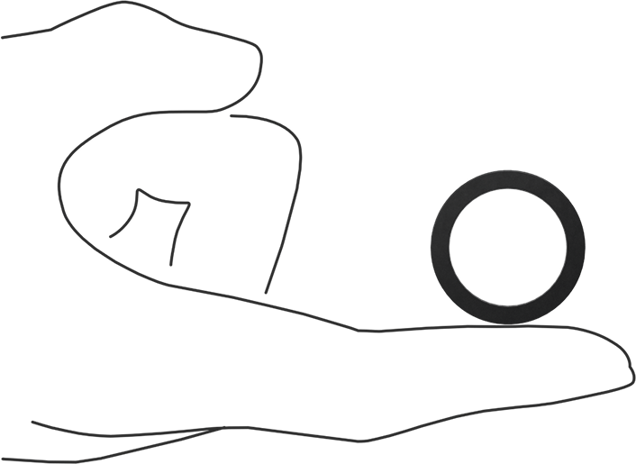 Kimyasala Dayanıklı Viton® Floroelastomer O-Ring, Kare Profilli, 1/8 Kesirli Genişlik, Dash No. 212