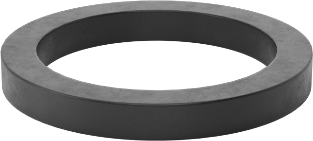 Kimyasala Dayanıklı Viton® Floroelastomer O-Ring, Kare Profilli, 1/8 Kesirli Genişlik, Dash No. 213