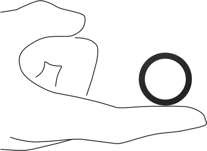 Kimyasala Dayanıklı Viton® Floroelastomer O-Ring, Kare Profilli, 1/8 Kesirli Genişlik, Dash No. 213