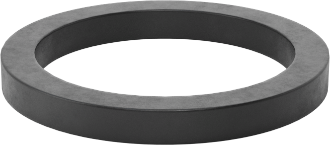 Kimyasala Dayanıklı Viton® Floroelastomer O-Ring, Kare Profilli, 1/8 Kesirli Genişlik, Dash No. 215