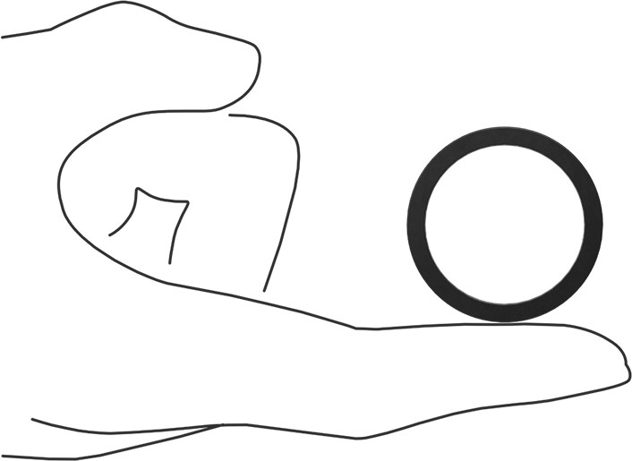 Kimyasala Dayanıklı Viton® Floroelastomer O-Ring, Kare Profilli, 1/8 Kesirli Genişlik, Dash No. 217