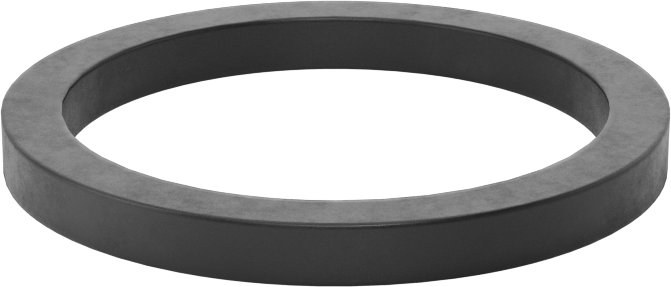 Kimyasala Dayanıklı Viton® Floroelastomer O-Ring, Kare Profilli, 1/8 Kesirli Genişlik, Dash No. 218