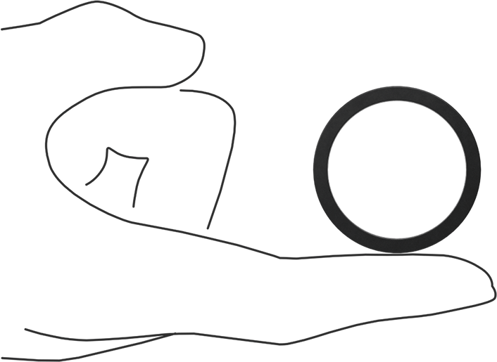 Kimyasala Dayanıklı Viton® Floroelastomer O-Ring, Kare Profilli, 1/8 Kesirli Genişlik, Dash No. 219