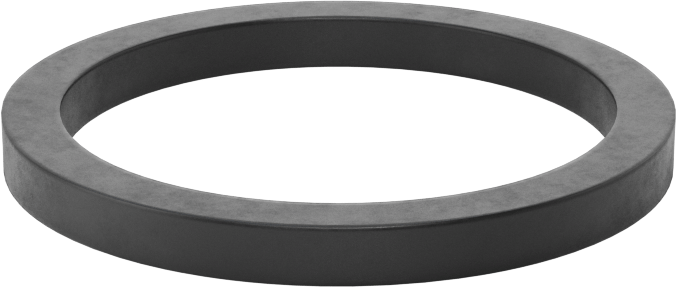 Kimyasala Dayanıklı Viton® Floroelastomer O-Ring, Kare Profilli, 1/8 Kesirli Genişlik, Dash No. 219