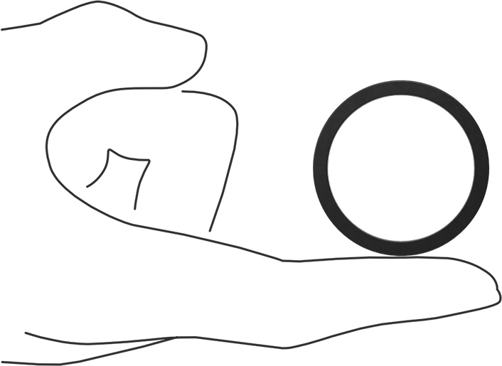 Kimyasala Dayanıklı Viton® Floroelastomer O-Ring, Kare Profilli, 1/8 Kesirli Genişlik, Dash No. 220