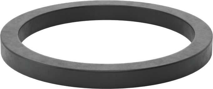 Kimyasala Dayanıklı Viton® Floroelastomer O-Ring, Kare Profilli, 1/8 Kesirli Genişlik, Dash No. 220