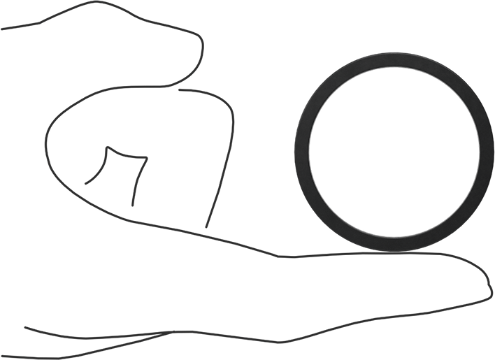 Kimyasala Dayanıklı Viton® Floroelastomer O-Ring, Kare Profilli, 1/8 Kesirli Genişlik, Dash No. 223