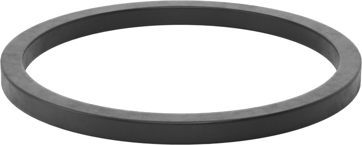 Kimyasala Dayanıklı Viton® Floroelastomer O-Ring, Kare Profilli, 1/8 Kesirli Genişlik, Dash No. 226