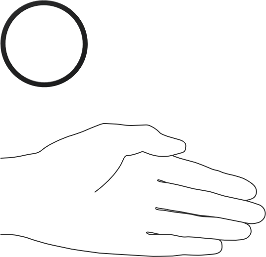 Kimyasala Dayanıklı Viton® Floroelastomer O-Ring, Kare Profilli, 1/8 Kesirli Genişlik, Dash No. 227