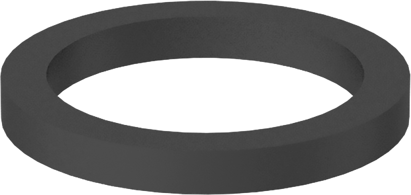 Kare Profilli Yağa Dayanıklı Buna-N O-Ring, 1 mm Genişlik, 7 mm İç Çap