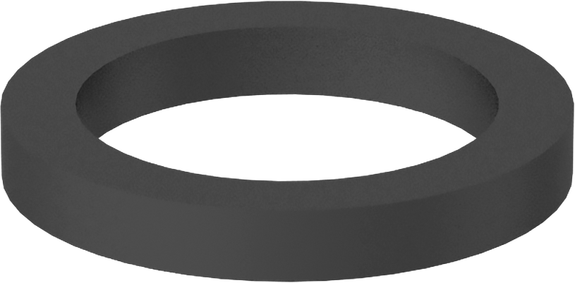 Kare Profilli Yağa Dayanıklı Buna-N O-Ring, 1.6 mm Genişlik, 9.1 mm İç Çap