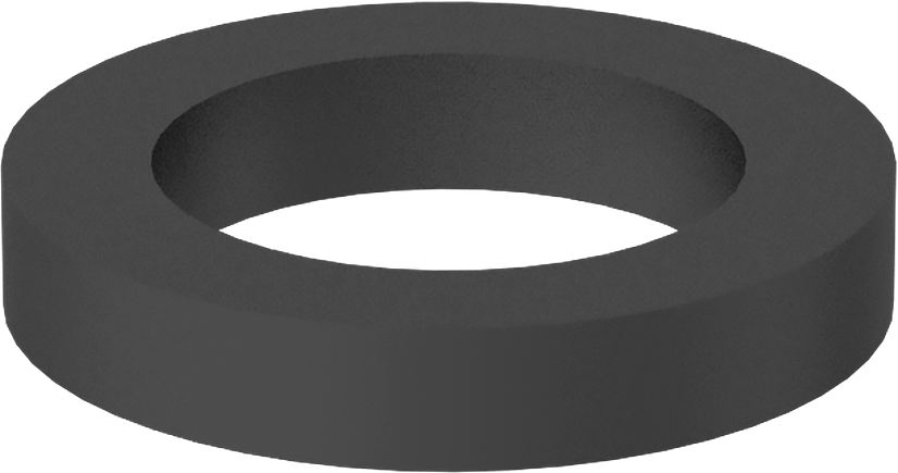 Kare Profilli Yağa Dayanıklı Buna-N O-Ring, 2.5 mm Genişlik, 10 mm İç Çap