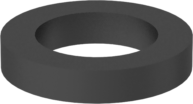 Kare Profilli Yağa Dayanıklı Buna-N O-Ring, 2.5 mm Genişlik, 9 mm İç Çap