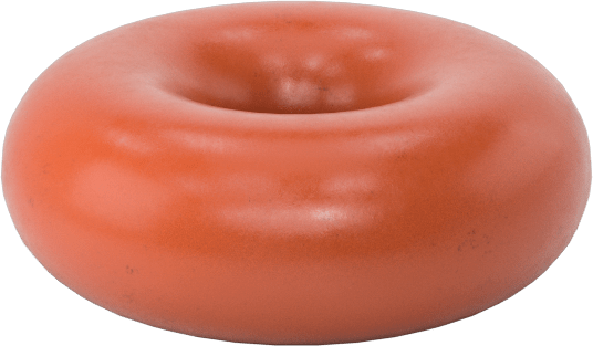 Yüksek Sıcaklık Yumuşak Silikon O-Ring, 1/32 Kesirli Genişlik, Dash Numarası 001