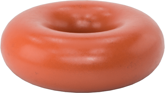 Yüksek Sıcaklık Yumuşak Silikon O-Ring, 1/16 Kesirli Genişlik, Dash Numarası 003