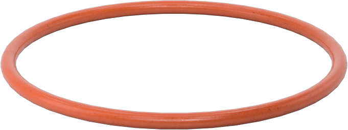 Yüksek Sıcaklık Yumuşak Silikon O-Ring, 1/16 Kesirli Genişlik, Dash Numarası 029