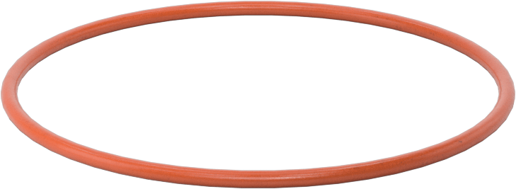 Yüksek Sıcaklık Yumuşak Silikon O-Ring, 1/16 Kesirli Genişlik, Dash Numarası 034