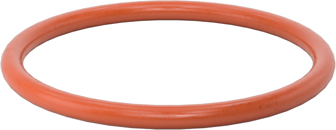 Yüksek Sıcaklık Yumuşak Silikon O-Ring, 3/32 Kesirli Genişlik, Dash Numarası 126