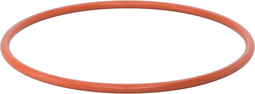 Yüksek Sıcaklık Yumuşak Silikon O-Ring, 1/8 Kesirli Genişlik, Dash Numarası 240