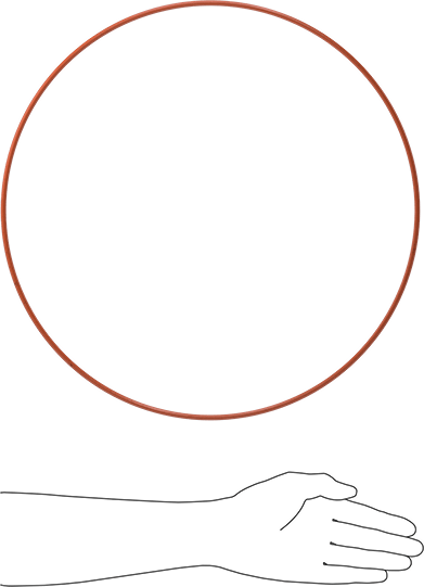 Yüksek Sıcaklık Yumuşak Silikon O-Ring, 3/16 Kesirli Genişlik, Dash Numarası 385