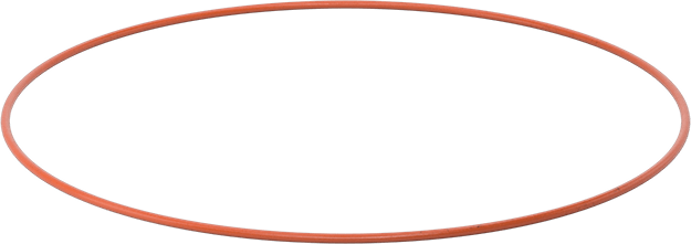 Yüksek Sıcaklık Yumuşak Silikon O-Ring, 3/16 Kesirli Genişlik, Dash Numarası 385