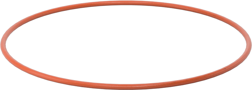 Yüksek Sıcaklık Yumuşak Silikon O-Ring, 1/16 Kesirli Genişlik, Dash Numarası 042