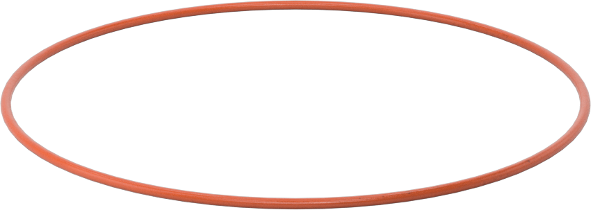 Yüksek Sıcaklık Yumuşak Silikon O-Ring, 1/16 Kesirli Genişlik, Dash Numarası 045