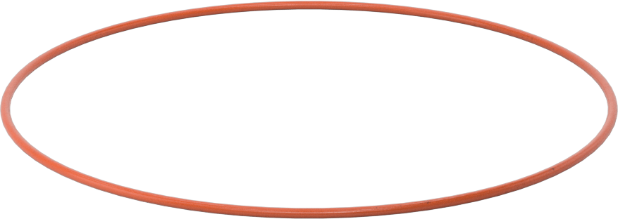 Yüksek Sıcaklık Yumuşak Silikon O-Ring, 1/16 Kesirli Genişlik, Dash Numarası 047