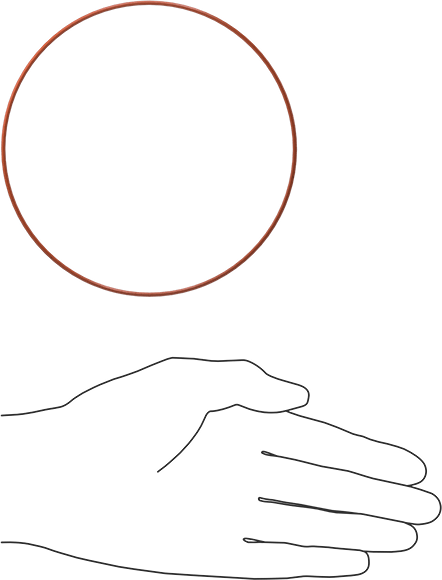 Yüksek Sıcaklık Yumuşak Silikon O-Ring, 1/16 Kesirli Genişlik, Dash Numarası 048