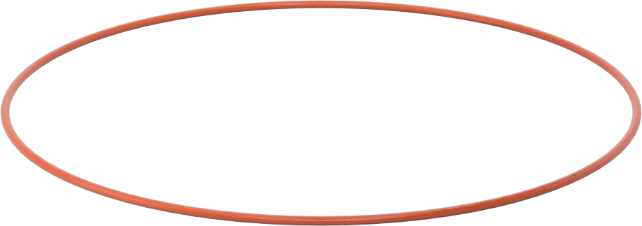 Yüksek Sıcaklık Yumuşak Silikon O-Ring, 1/16 Kesirli Genişlik, Dash Numarası 050